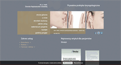 Desktop Screenshot of kapiszewska.pl